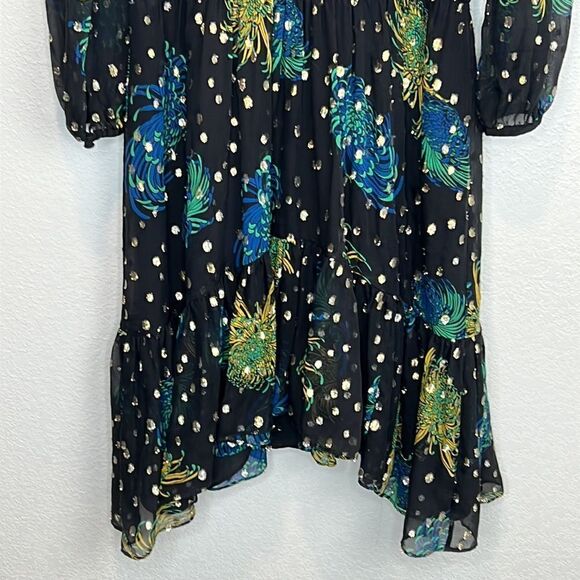 A.L.C. Reese Floral Georgette Dress - Picture 6 of 16